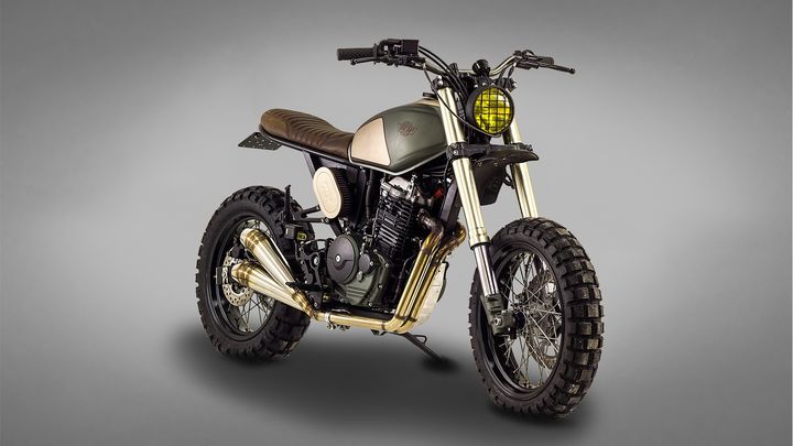 Honda Dominator NX650 Street Tracker by Ton-Up Garage