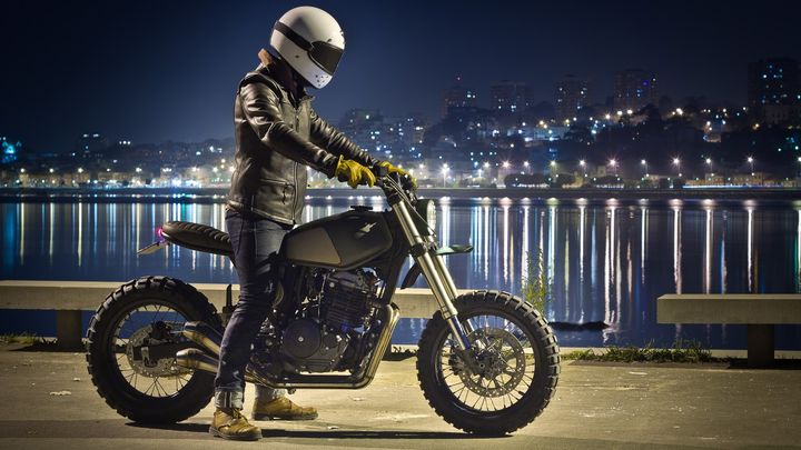 Honda Dominator NX650 Street Tracker by Ton-Up Garage